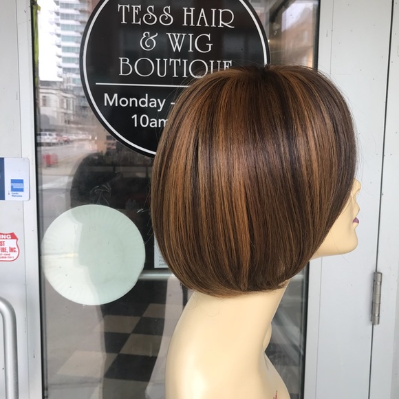 Wig Fulllcap Lace/nylon Handstitch handtied bob main image 7